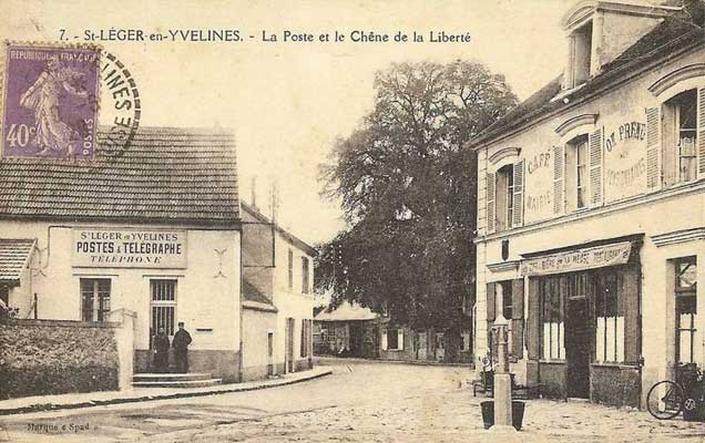 Photo du bureau de poste en 1906